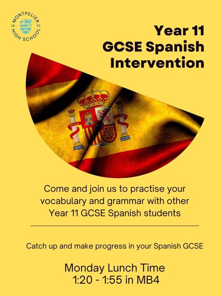 GCSE Spanish Intervention