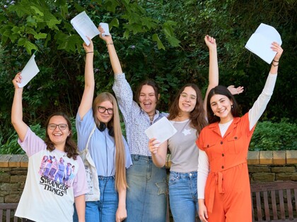 GCSE Results Day photos